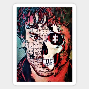 Will Graham Puzzle Skull -  What Lies Beneath Sticker